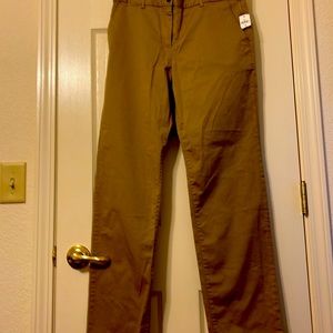 Straight chino gap size 6 khakis women pants